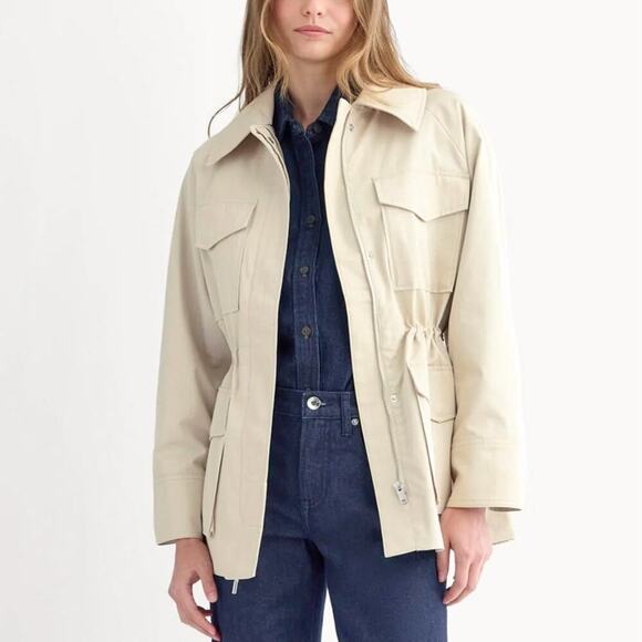 Everlane Jackets & Blazers - Everlane Organic Cotton Utility Cargo Field Jacket in Peyote Size XS